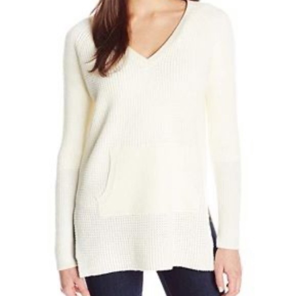 Lole “Jaden” Cream Tunic V-Neck Sweater - Picture 1 of 8